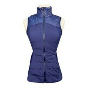 lululemon athletica Down for a Run vest, Navy, size 10